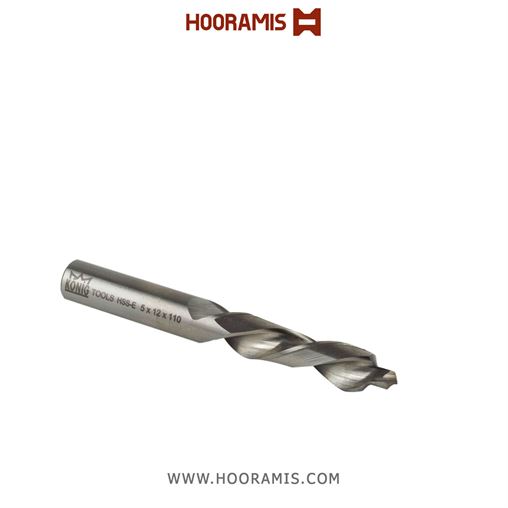 مته نوکدار چپگرد 100*12*5 با کد (MT 35) ارجینال جهت ایجاد سوراخ چهار پهلوی دستگیره درماشین  Schtec 